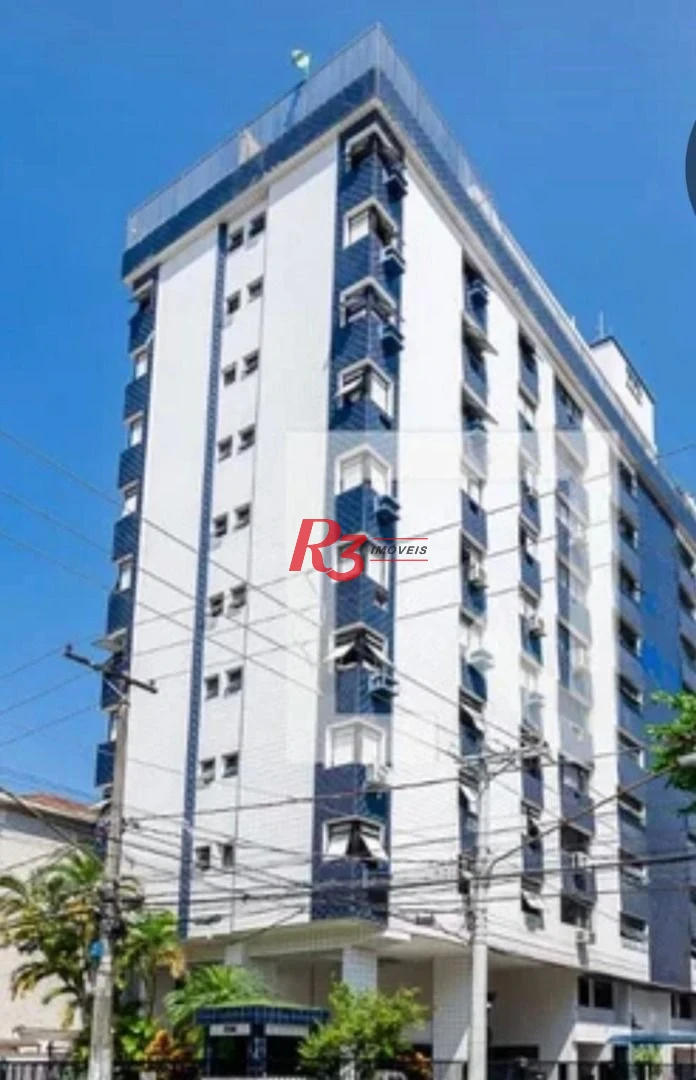 Apartamento com 3 dormitórios à venda, 111 m² por R$ 660.000,00 - Marapé - Santos/SP