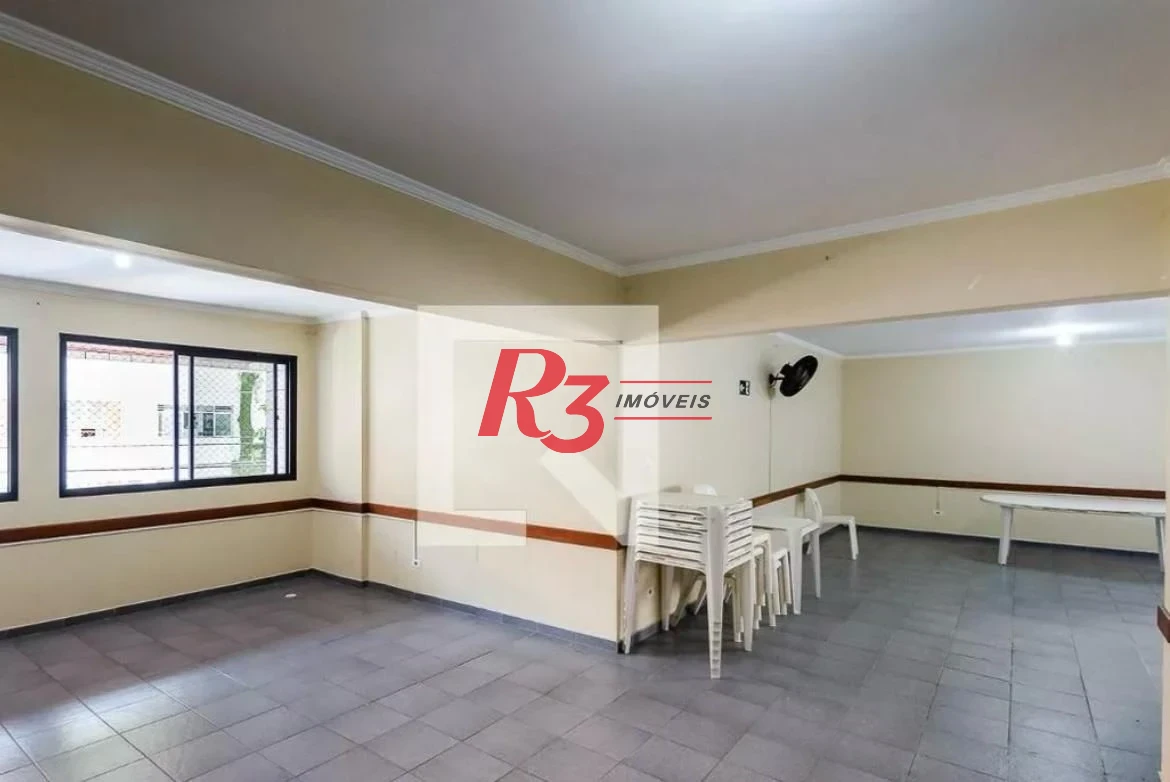 Apartamento com 3 dormitórios à venda, 111 m² por R$ 660.000,00 - Marapé - Santos/SP