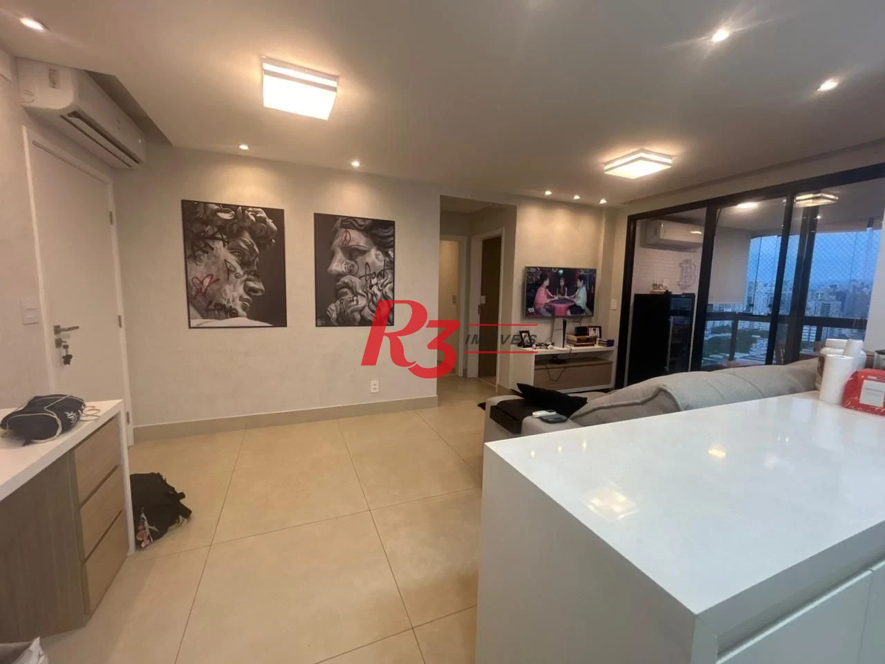 Apartamento com 2 dormitórios à venda, 83 m² por R$ 1.380.000,00 - Aparecida - Santos/SP