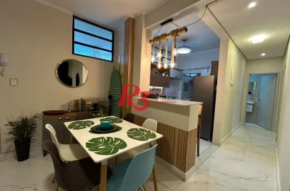 Apartamento com 2 dormitórios, 70 m² - venda por R$ 599.000,00 ou aluguel por R$ 5.000,00/mês - Gonzaga - Santos/SP
