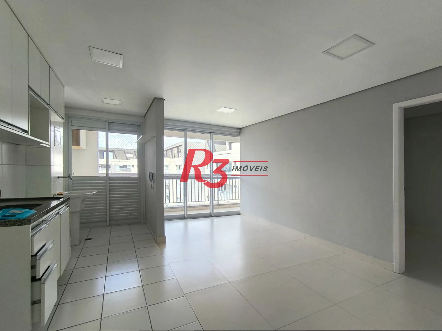 Apartamento com 1 dormitório para alugar, 50 m² por R$ 3.500,02/mês - Vila Matias - Santos/SP