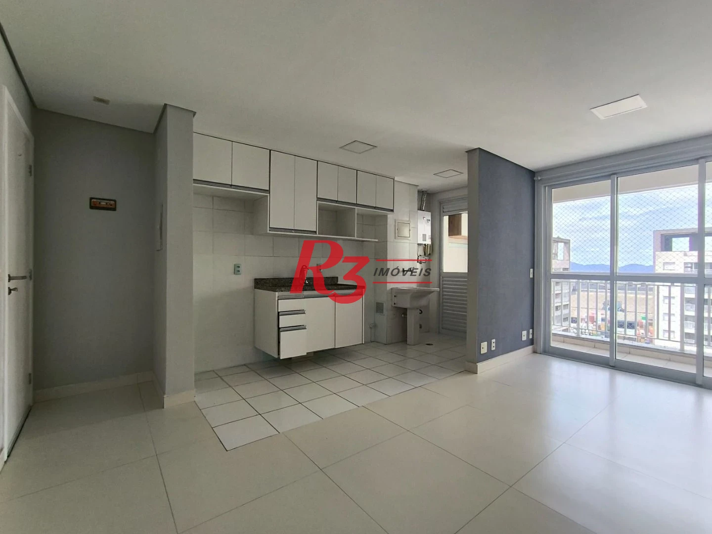 Apartamento com 1 dormitório para alugar, 50 m² por R$ 3.500,02/mês - Vila Matias - Santos/SP