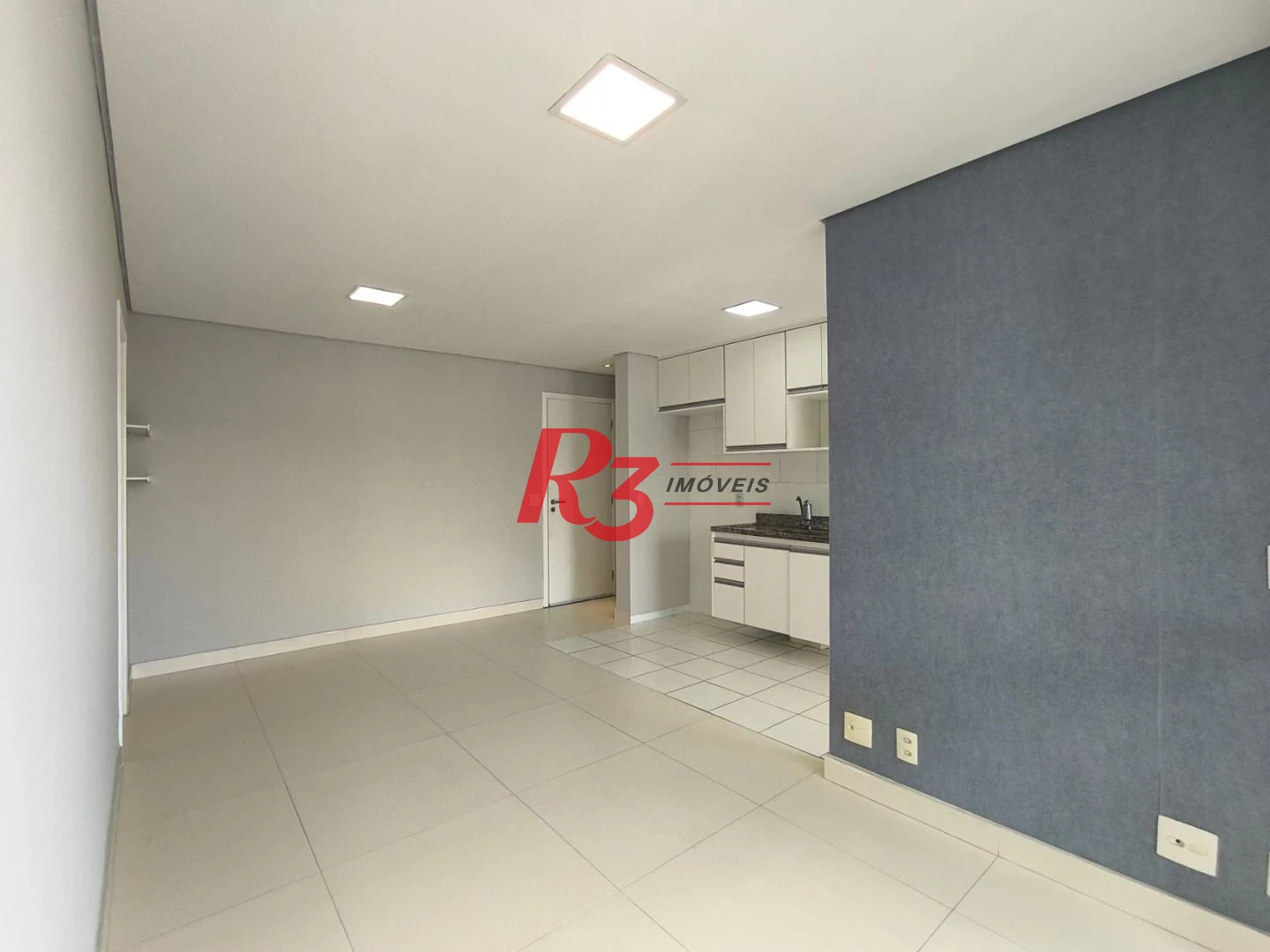 Apartamento com 1 dormitório para alugar, 50 m² por R$ 3.500,02/mês - Vila Matias - Santos/SP