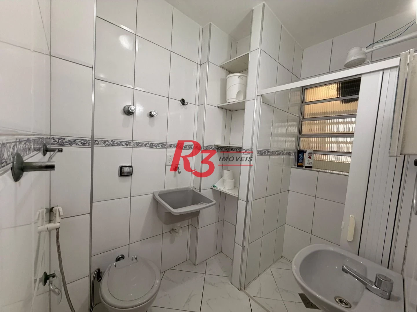 Apartamento com 1 dormitório, 46 m² - venda por R$ 361.000,00 ou aluguel por R$ 3.259,00/mês - Boqueirão - Santos/SP