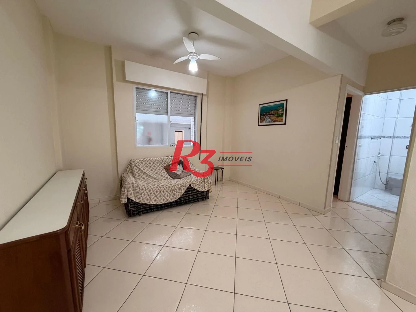 Apartamento com 1 dormitório, 46 m² - venda por R$ 361.000,00 ou aluguel por R$ 3.259,00/mês - Boqueirão - Santos/SP