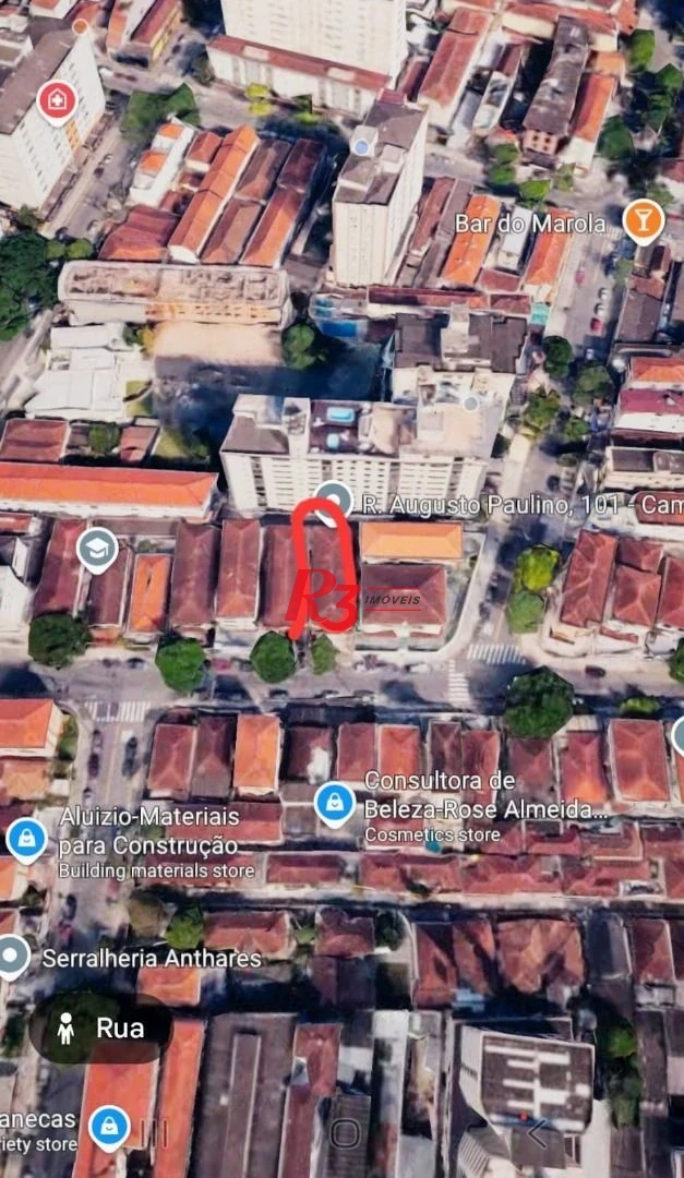 Terreno à venda, 280 m² por R$ 1.440.000,00 - Campo Grande - Santos/SP