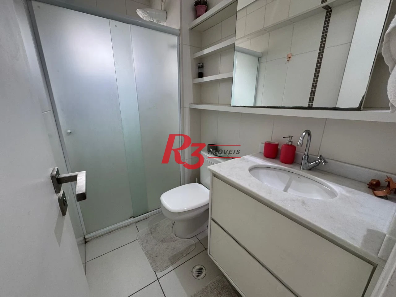 Apartamento com 1 dormitório, 48 m² - venda por R$ 739.000,00 ou aluguel por R$ 5.300,00/mês - Boqueirão - Santos/SP