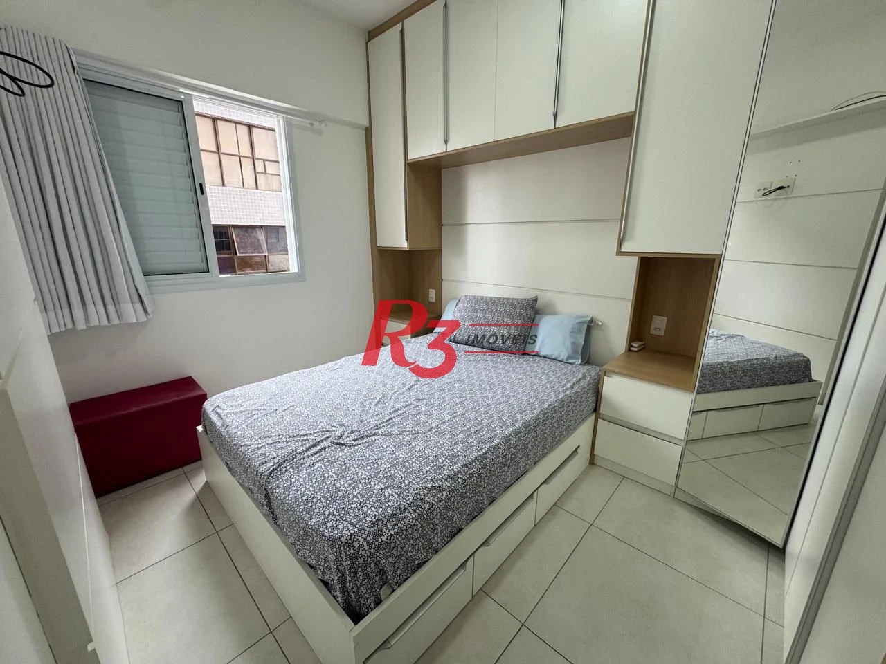 Apartamento com 1 dormitório, 48 m² - venda por R$ 739.000,00 ou aluguel por R$ 5.300,00/mês - Boqueirão - Santos/SP