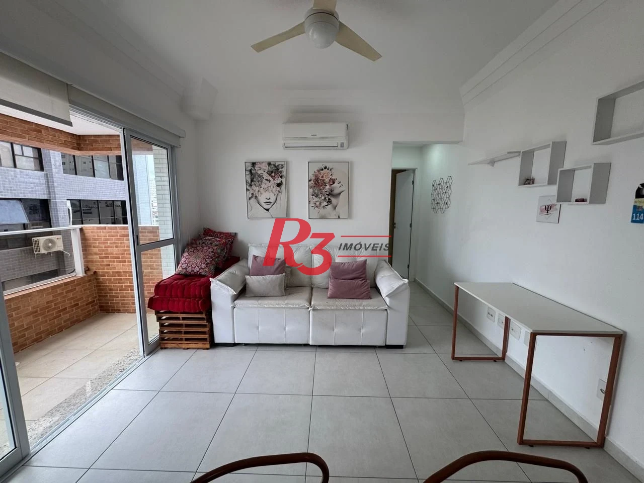 Apartamento com 1 dormitório, 48 m² - venda por R$ 739.000,00 ou aluguel por R$ 5.300,00/mês - Boqueirão - Santos/SP