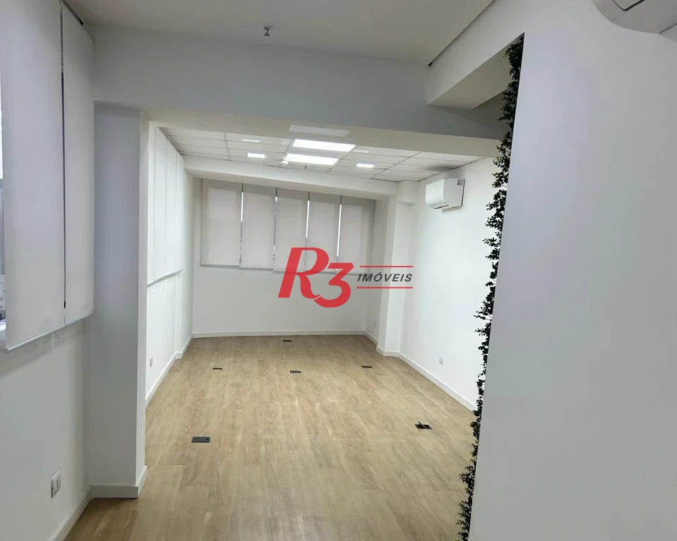 Sala para alugar, 35 m² por R$ 4.200,02/mês - Ponta da Praia - Santos/SP
