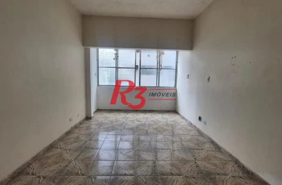 Apartamento com 1 dormitório para alugar, 79 m² por R$ 3.800,02/mês - José Menino - Santos/SP