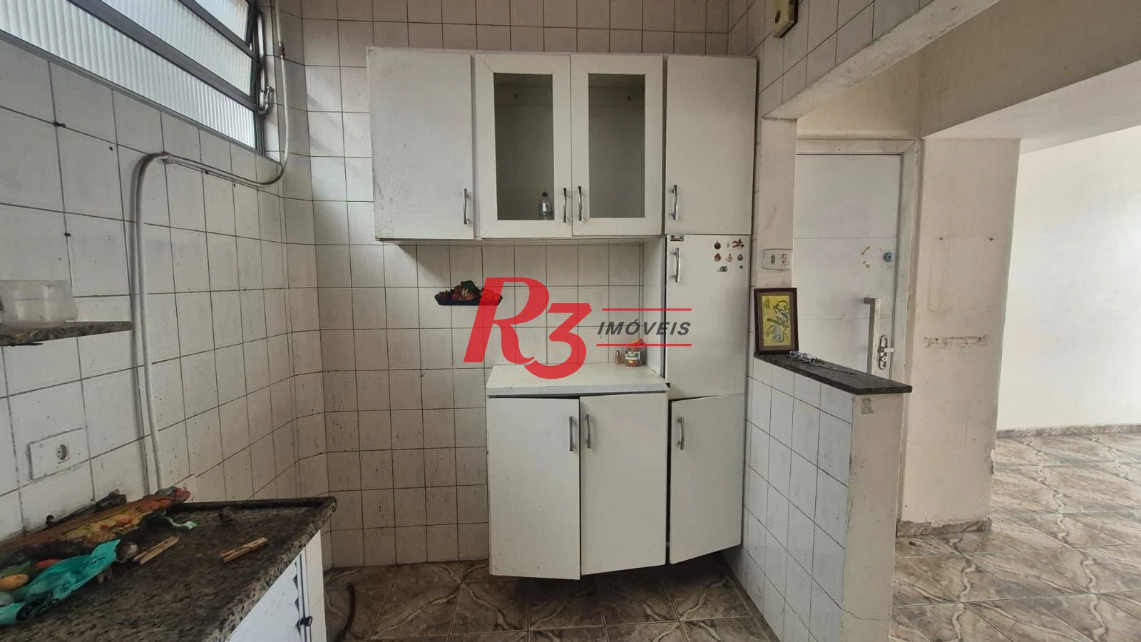 Apartamento com 1 dormitório para alugar, 79 m² por R$ 3.800,02/mês - José Menino - Santos/SP