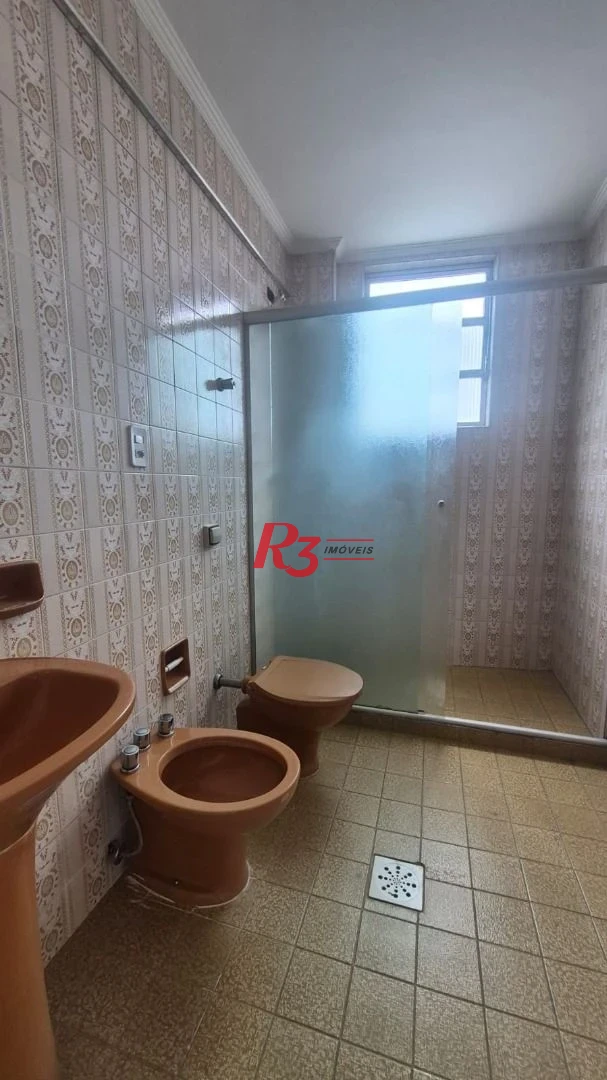Apartamento com 2 dormitórios para alugar, 122 m² por R$ 4.183,01/mês - Boqueirão - Santos/SP