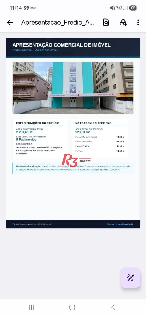 Prédio, 2289 m² - venda por R$ 17.000.000,00 ou aluguel por R$ 150.000,02/mês - Gonzaga - Santos/SP