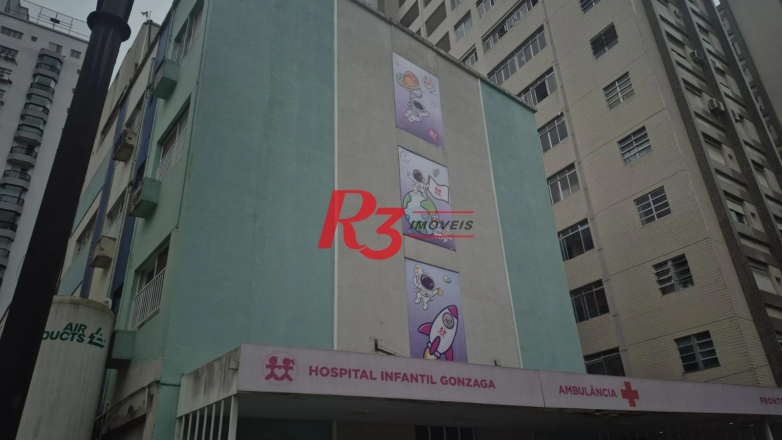 Prédio, 2289 m² - venda por R$ 17.000.000,00 ou aluguel por R$ 150.000,02/mês - Gonzaga - Santos/SP