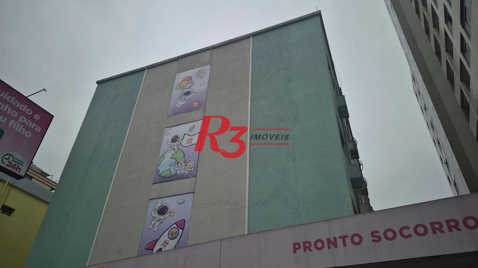 Prédio, 2289 m² - venda por R$ 17.000.000,00 ou aluguel por R$ 150.000,02/mês - Gonzaga - Santos/SP