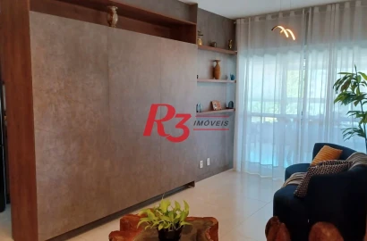 Apartamento com 2 suítes à venda, 91 m² por R$ 1.250.000 - Vila Alzira - Guarujá/SP