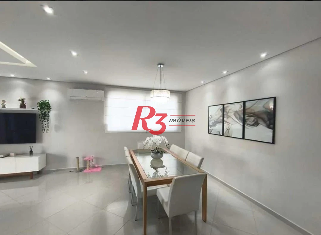 Casa com 3 dormitórios à venda, 155 m² por R$ 990.000,00 - Estuário - Santos/SP