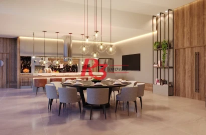 Apartamento com 3 dormitórios à venda, 227 m² por R$ 5.405.000,00 - Ponta da Praia - Santos/SP