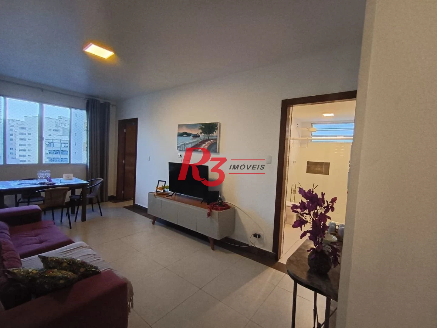 Apartamento com 1 dormitório à venda, 65 m² por R$ 555.000,00 - Boqueirão - Santos/SP