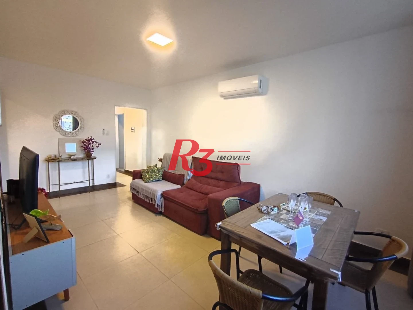 Apartamento com 1 dormitório à venda, 65 m² por R$ 555.000,00 - Boqueirão - Santos/SP