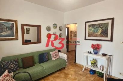 Apartamento com 2 dormitórios à venda, 83 m² por R$ 749.000,00 - Gonzaga - Santos/SP