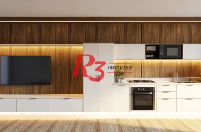 Apartamento com 2 dormitórios à venda, 63 m² por R$ 600.000,00 - Gonzaga - Santos/SP