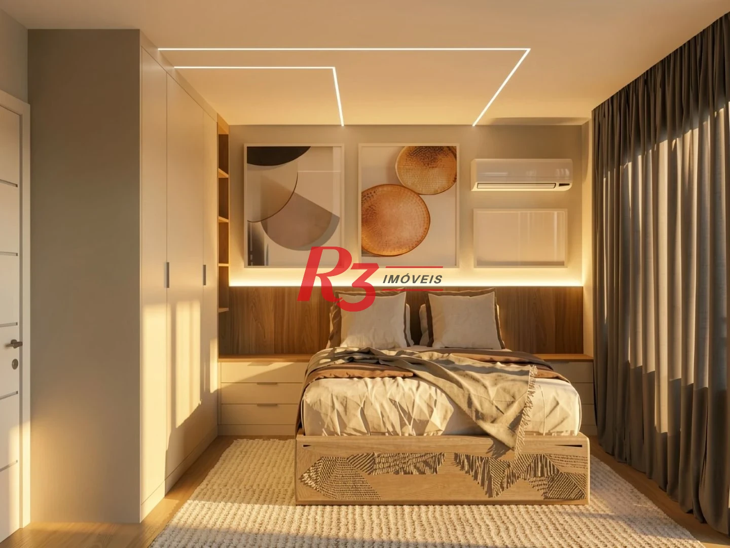 Apartamento com 2 dormitórios à venda, 63 m² por R$ 600.000,00 - Gonzaga - Santos/SP