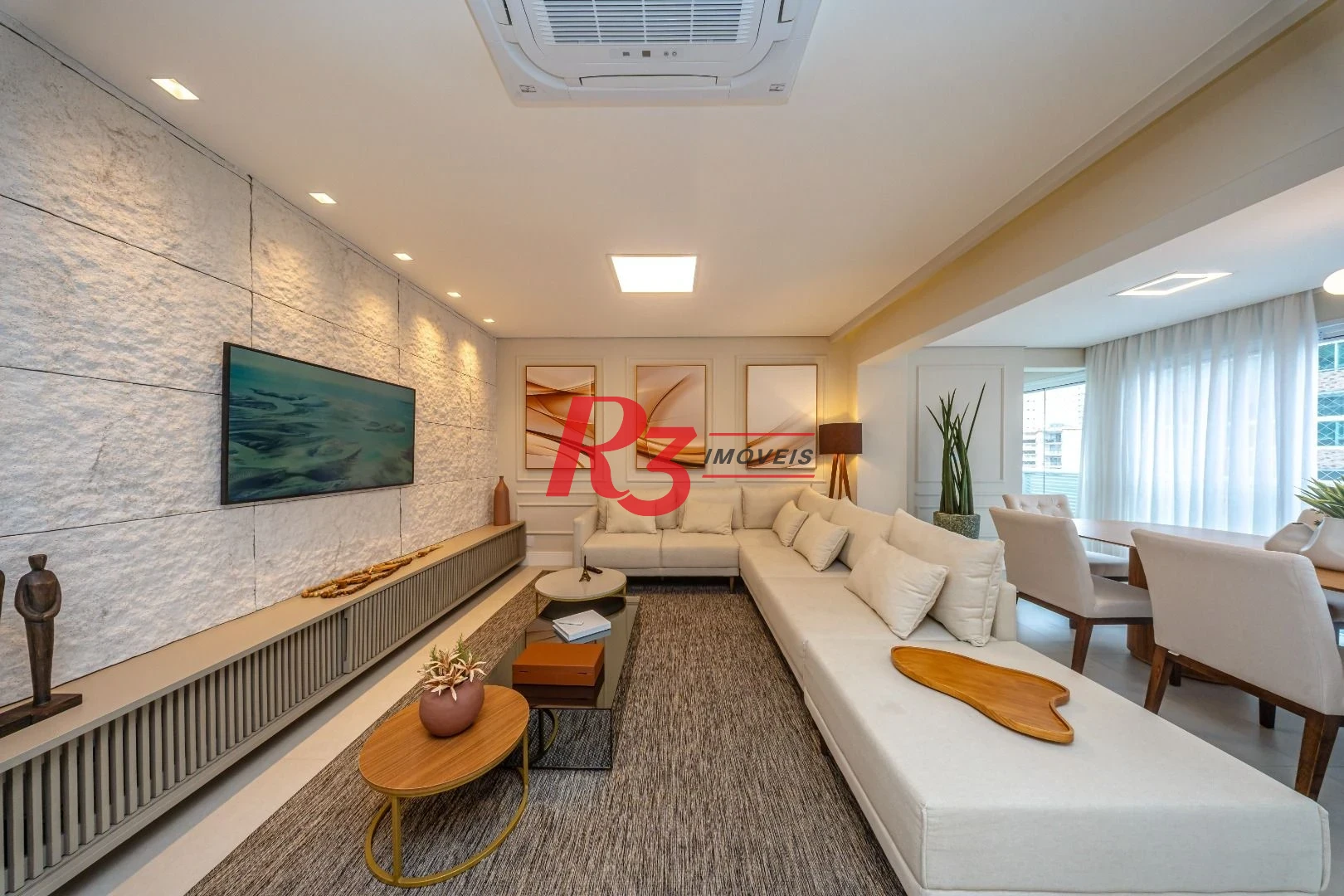Apartamento com 3 suítes à venda, 181 m² por R$ 2.980.000 - Gonzaga - Santos/SP