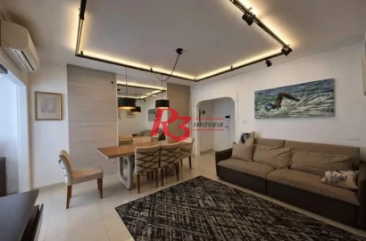 Apartamento com 2 dormitórios à venda, 104 m² por R$ 799.999,00 - Aparecida - Santos/SP