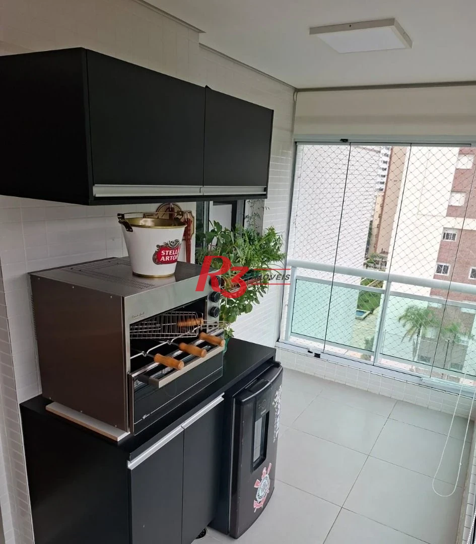 Apartamento com 3 dormitórios à venda, 87 m² por R$ 1.179.900,00 - José Menino - Santos/SP