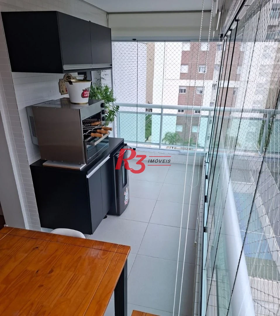 Apartamento com 3 dormitórios à venda, 87 m² por R$ 1.179.900,00 - José Menino - Santos/SP