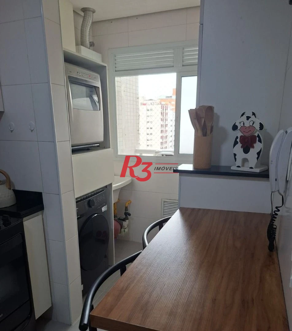 Apartamento com 3 dormitórios à venda, 87 m² por R$ 1.179.900,00 - José Menino - Santos/SP