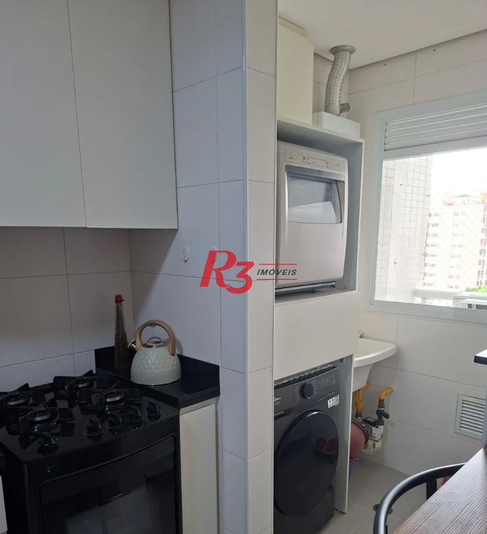 Apartamento com 3 dormitórios à venda, 87 m² por R$ 1.179.900,00 - José Menino - Santos/SP