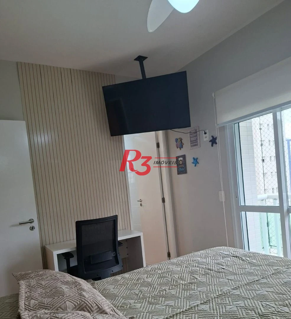 Apartamento com 3 dormitórios à venda, 87 m² por R$ 1.179.900,00 - José Menino - Santos/SP