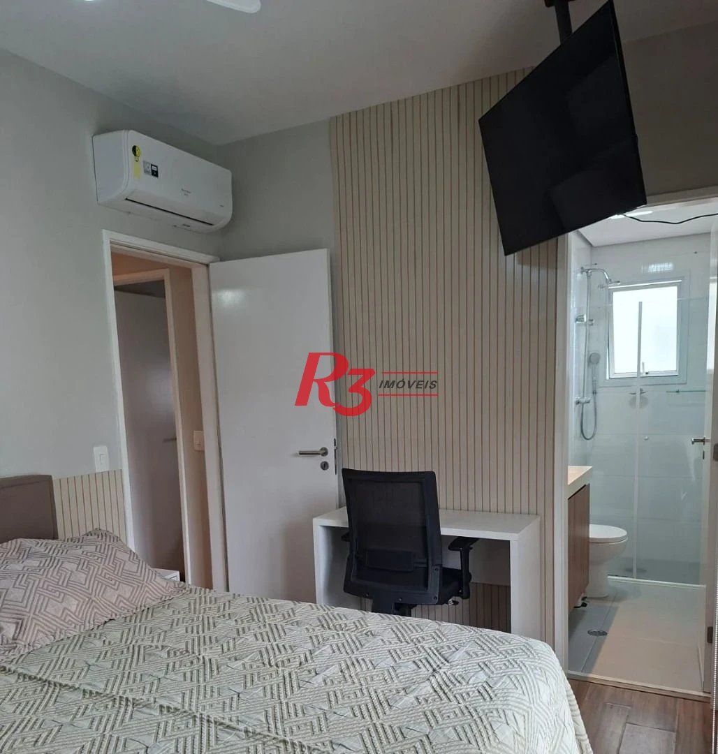 Apartamento com 3 dormitórios à venda, 87 m² por R$ 1.179.900,00 - José Menino - Santos/SP
