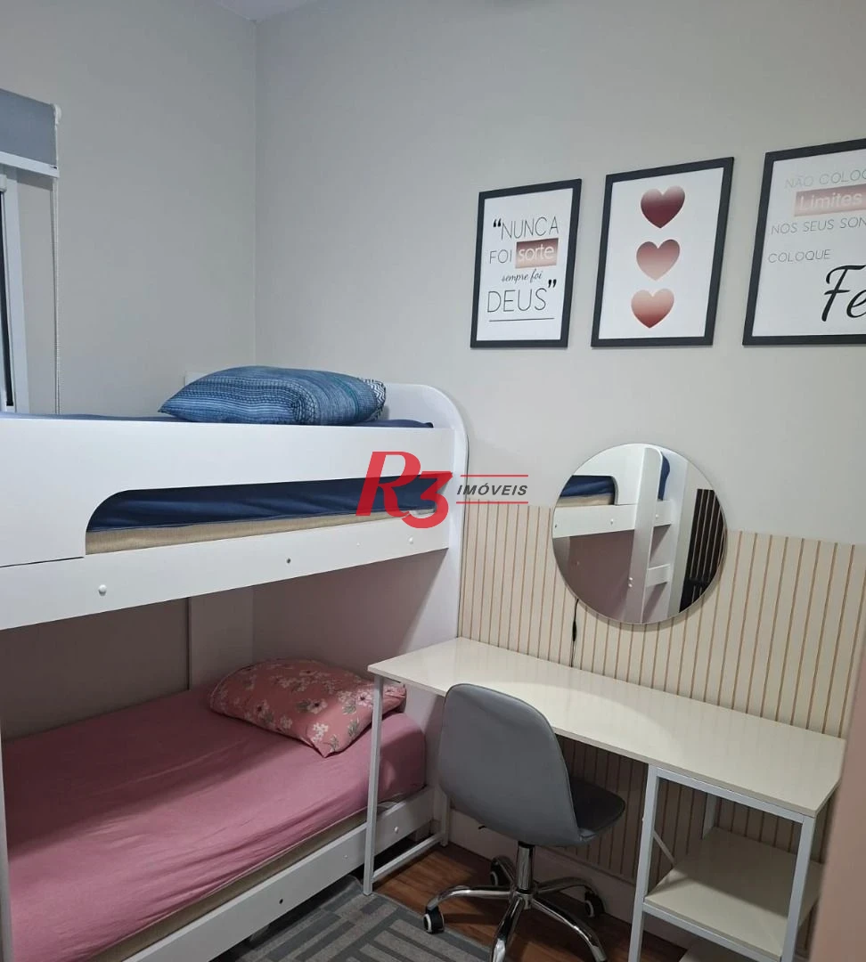 Apartamento com 3 dormitórios à venda, 87 m² por R$ 1.179.900,00 - José Menino - Santos/SP