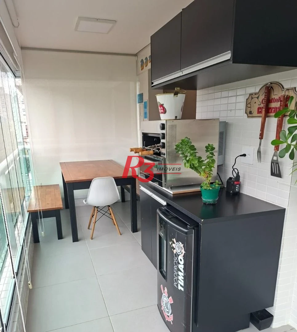 Apartamento com 3 dormitórios à venda, 87 m² por R$ 1.179.900,00 - José Menino - Santos/SP