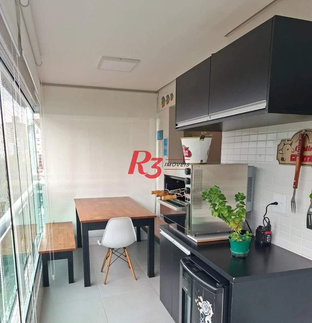 Apartamento com 3 dormitórios à venda, 87 m² por R$ 1.179.900,00 - José Menino - Santos/SP