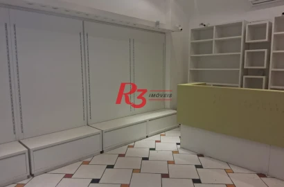 Loja para alugar, 25 m² por R$ 6.500,00/mês - Gonzaga - Santos/SP