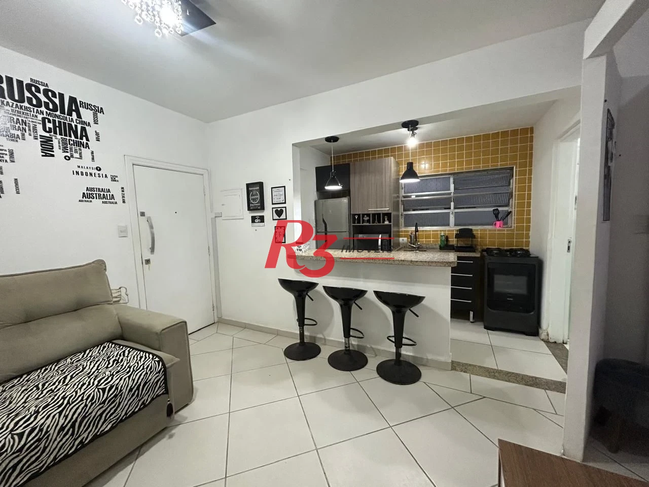 Apartamento com 1 dormitório à venda, 39 m² por R$ 330.000,00 - Embaré - Santos/SP