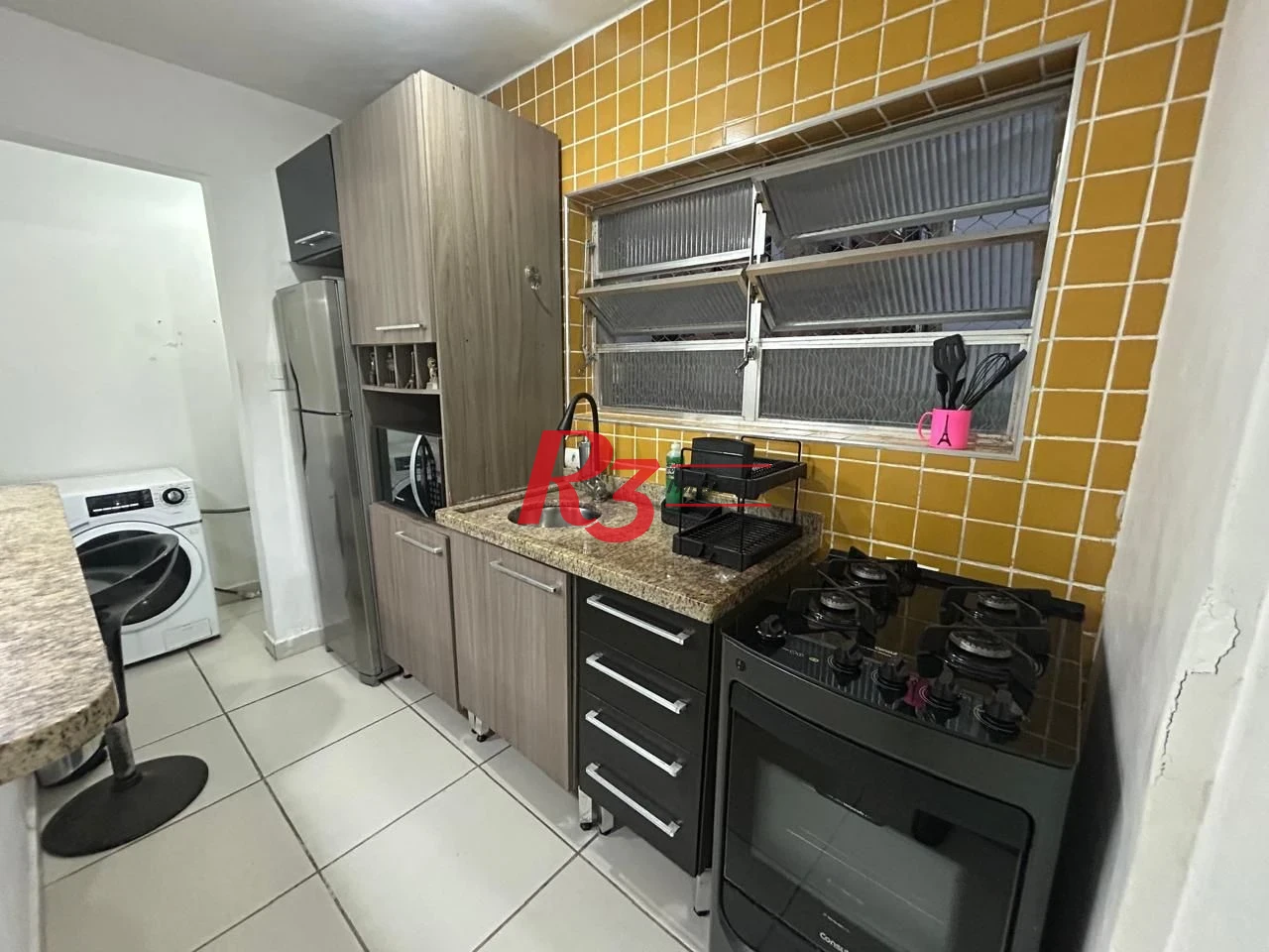 Apartamento com 1 dormitório à venda, 39 m² por R$ 330.000,00 - Embaré - Santos/SP