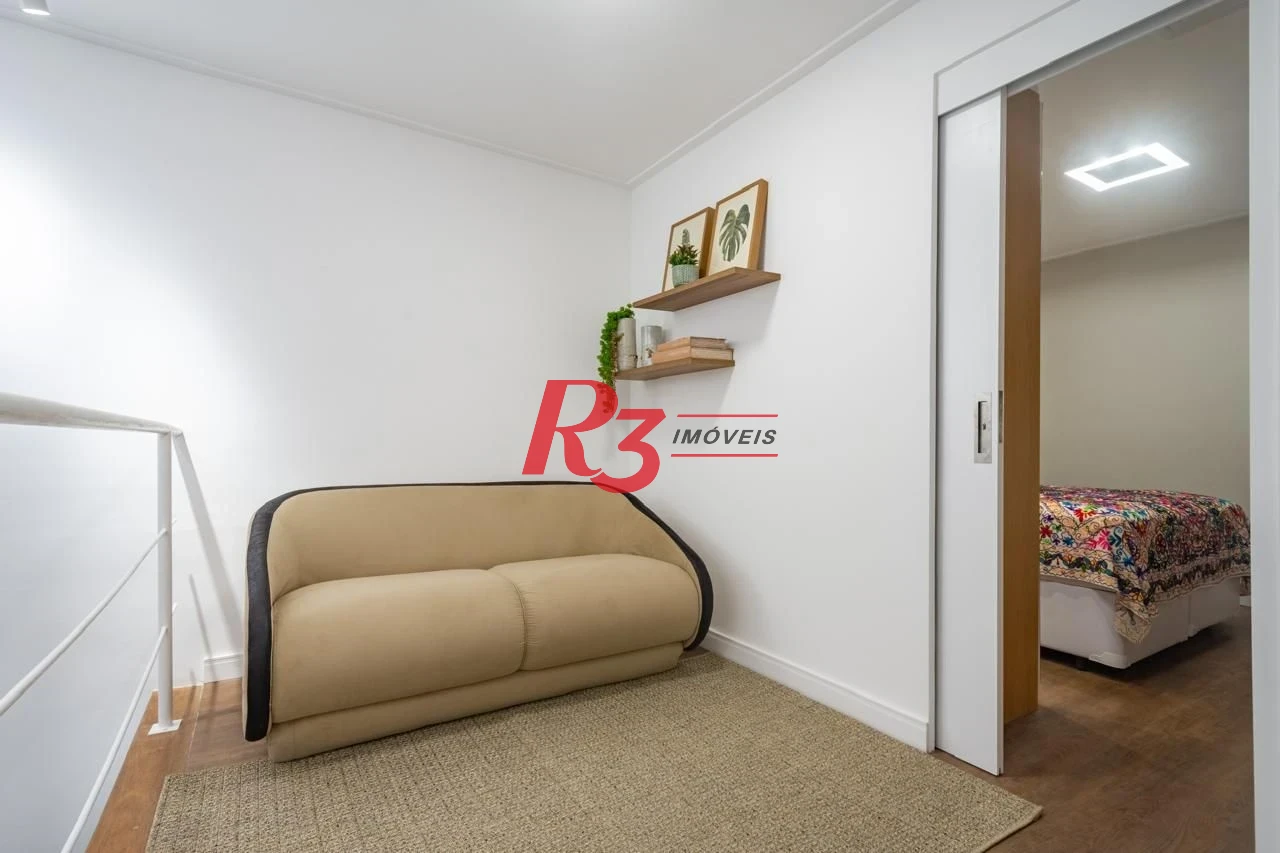 Apartamento com 1 dormitório à venda, 69 m² por R$ 750.000,00 - Gonzaga - Santos/SP