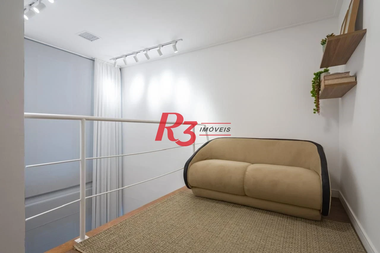 Apartamento com 1 dormitório à venda, 69 m² por R$ 750.000,00 - Gonzaga - Santos/SP