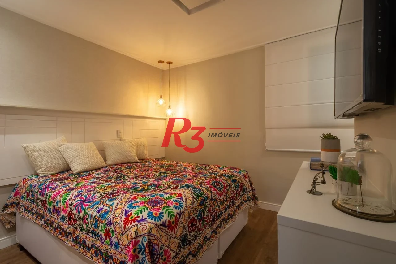 Apartamento com 1 dormitório à venda, 69 m² por R$ 750.000,00 - Gonzaga - Santos/SP