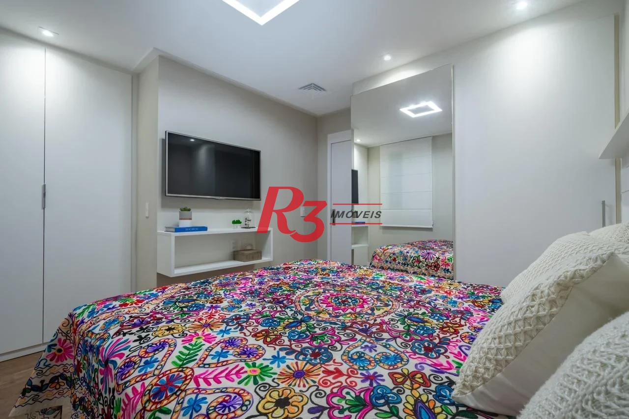 Apartamento com 1 dormitório à venda, 69 m² por R$ 750.000,00 - Gonzaga - Santos/SP