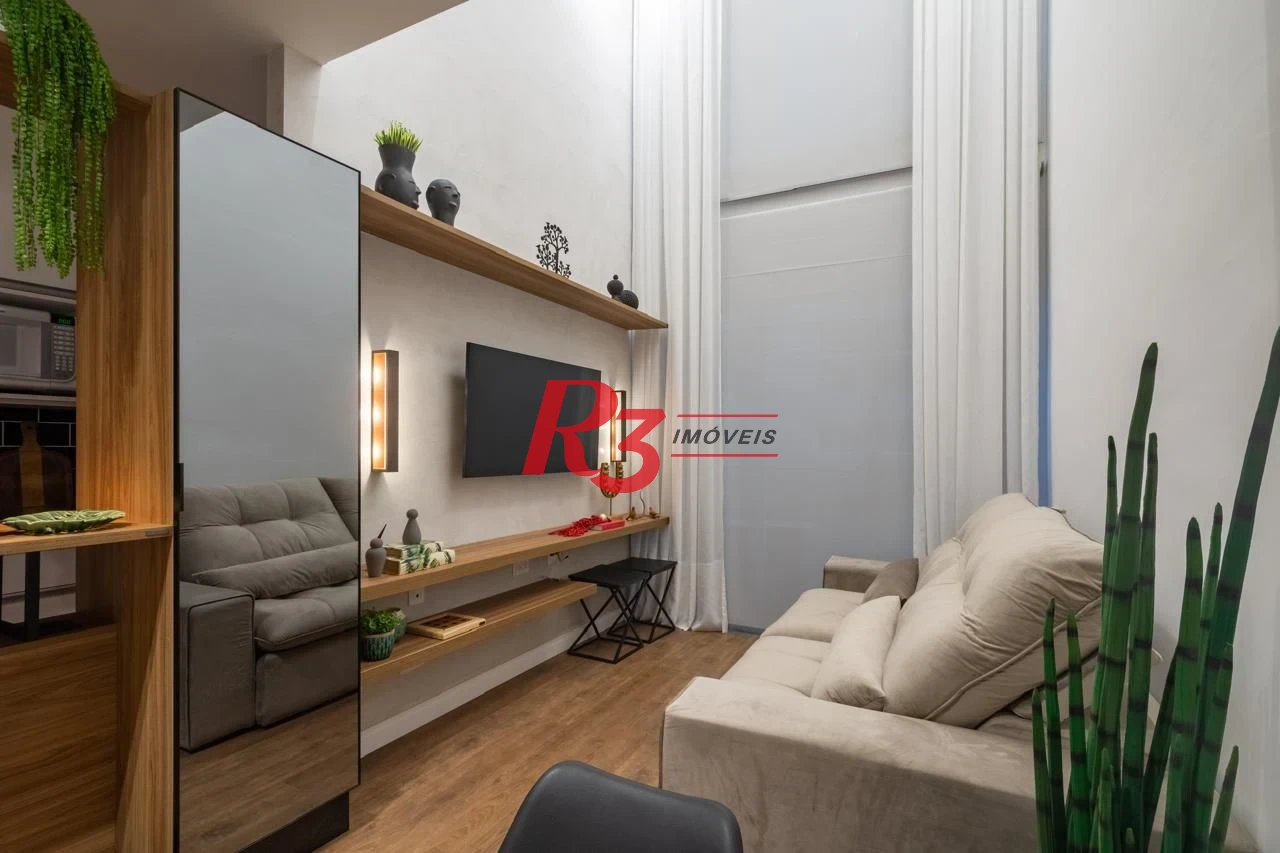 Apartamento com 1 dormitório à venda, 69 m² por R$ 750.000,00 - Gonzaga - Santos/SP