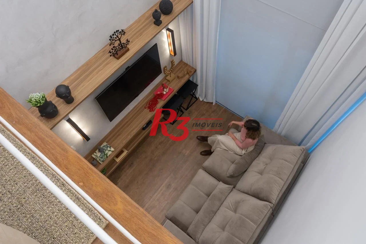 Apartamento com 1 dormitório à venda, 69 m² por R$ 750.000,00 - Gonzaga - Santos/SP