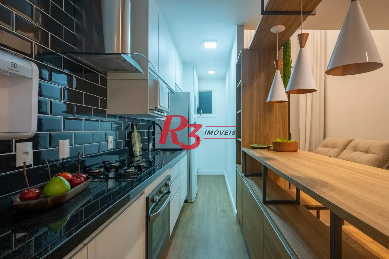 Apartamento com 1 dormitório à venda, 69 m² por R$ 750.000,00 - Gonzaga - Santos/SP