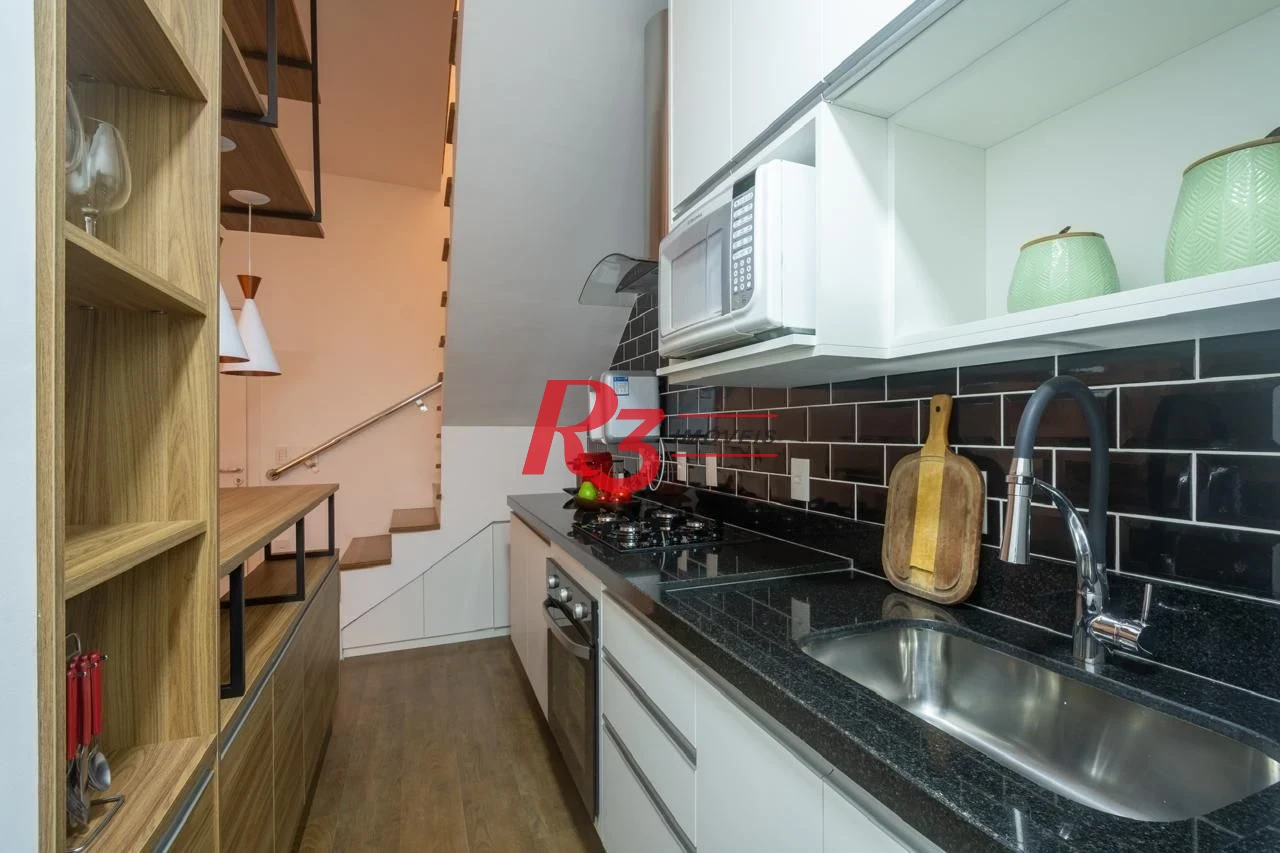 Apartamento com 1 dormitório à venda, 69 m² por R$ 750.000,00 - Gonzaga - Santos/SP